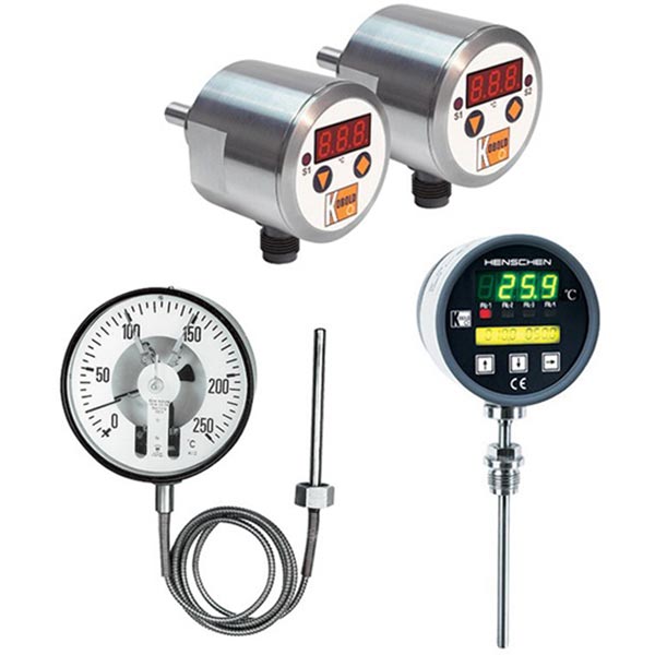 Temperature measuring devices